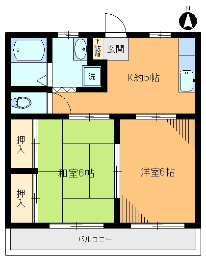 ホワイトシティ新井の間取り