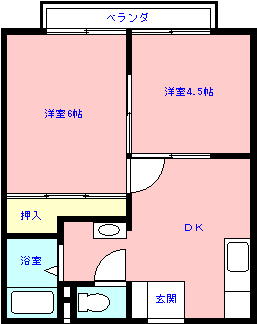 サンハイツの間取り