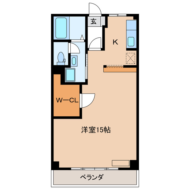 メゾンミズタの間取り