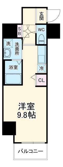 アクアラフォレ豊中の間取り