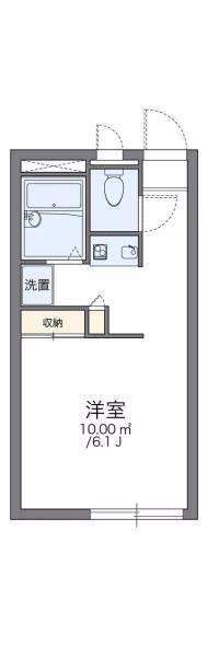 東温市見奈良のアパートの間取り