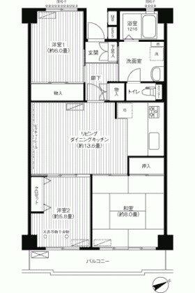 ステラメゾン大森の間取り