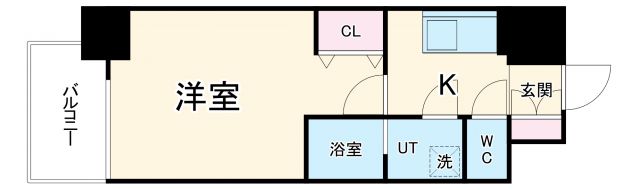 ワールドアイ都島駅前の間取り