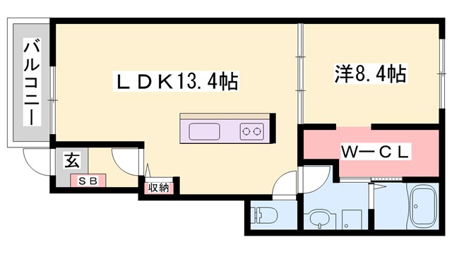 ブラウベルク青山の間取り