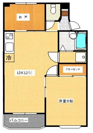 相模原市中央区星が丘のマンションの間取り