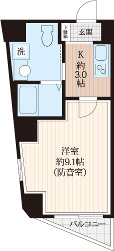 「防音マンション」サウンドフリー中板橋の間取り