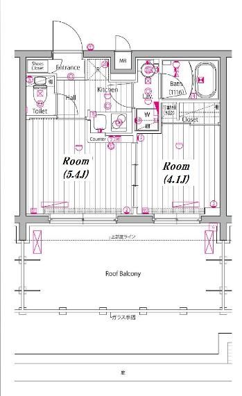 ガーラ・ヴィスタ練馬の間取り