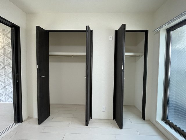 収納　たっぷりとした収納スペースです