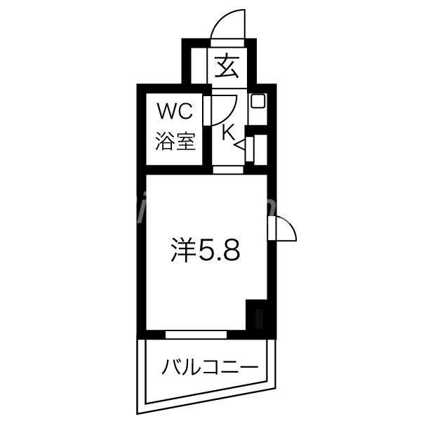 大阪府大阪市都島区都島北通１（マンション）の賃貸物件の間取り