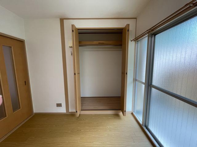 収納　荷物が多くても安心なクローゼットです。