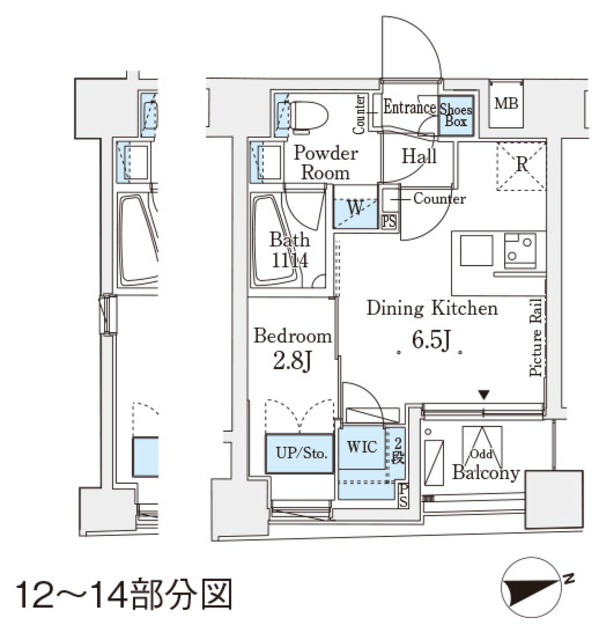 レジデンス文京春日の間取り