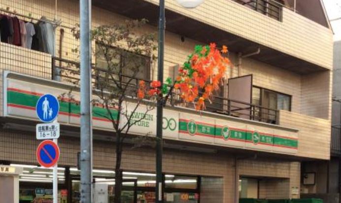 コンビニ　ローソンストア100西蒲田4丁目店（コンビニ）まで128m