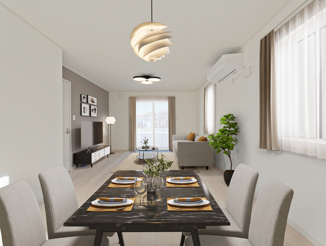 居室・リビング　写真内の家具家電はイメージＣＧとなります。