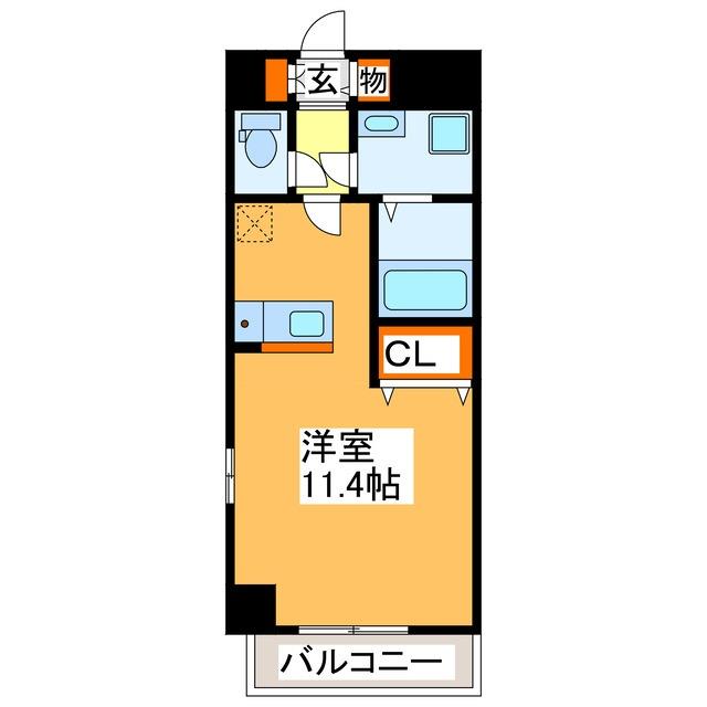 ＪＲ山陽本線 西条駅 徒歩3分 5階建 築7年の間取り写真