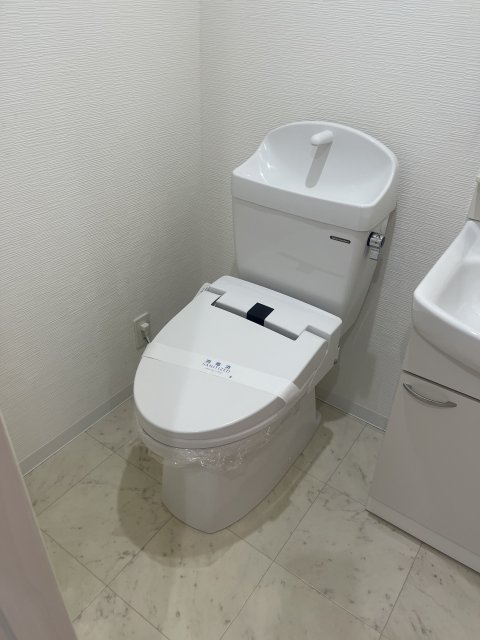 トイレ　同物件別号室の写真です。