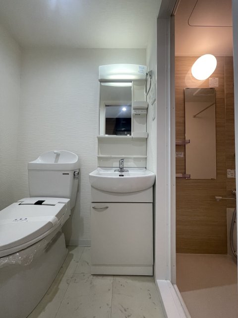 洗面設備　同物件別号室の写真です。