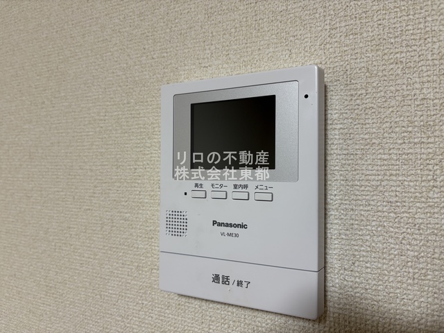 セキュリティ　訪問者が一目で分かるＴＶモニタ付インターホンです！