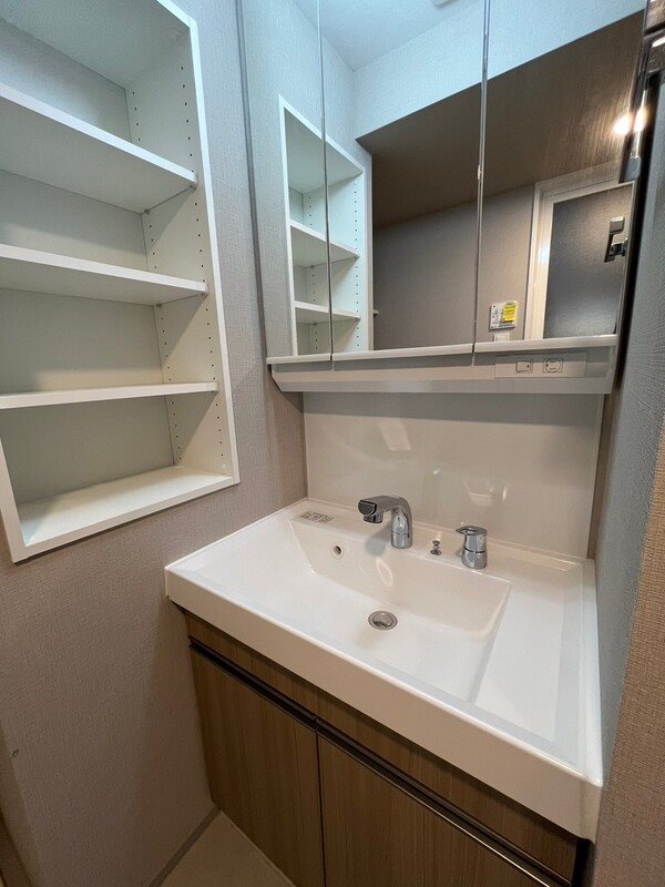 洗面設備　三面鏡付き洗面台完備♪(同建物の別部屋の写真)