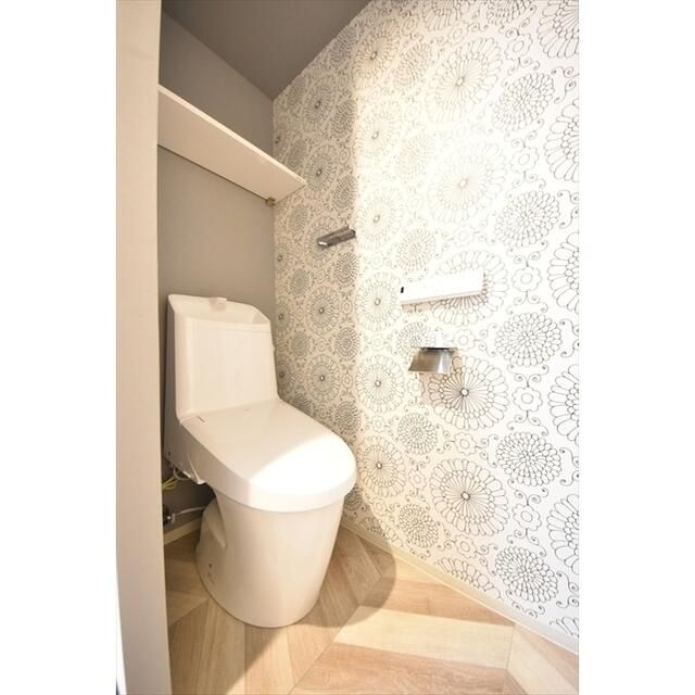 トイレ　ゆったりとした空間のトイレです