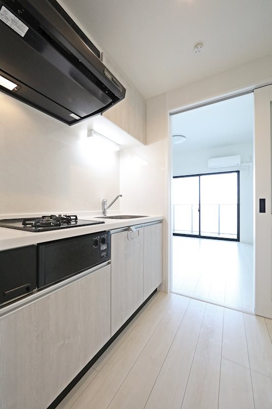 キッチン　システムキッチン（ガス2口コンロ）