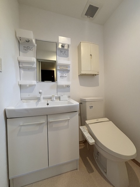 洗面設備　＊同タイプ５０３号室の写真です