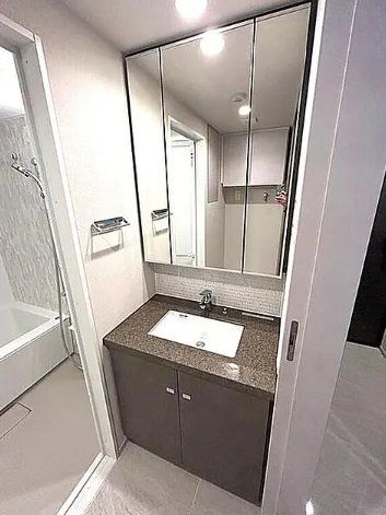 洗面設備　収納