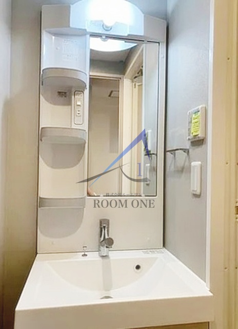 洗面設備　洗面台です。