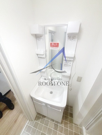 洗面設備　洗面台です。