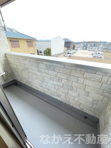 バルコニー　落ち着いた時間を過ごせるバルコニーです