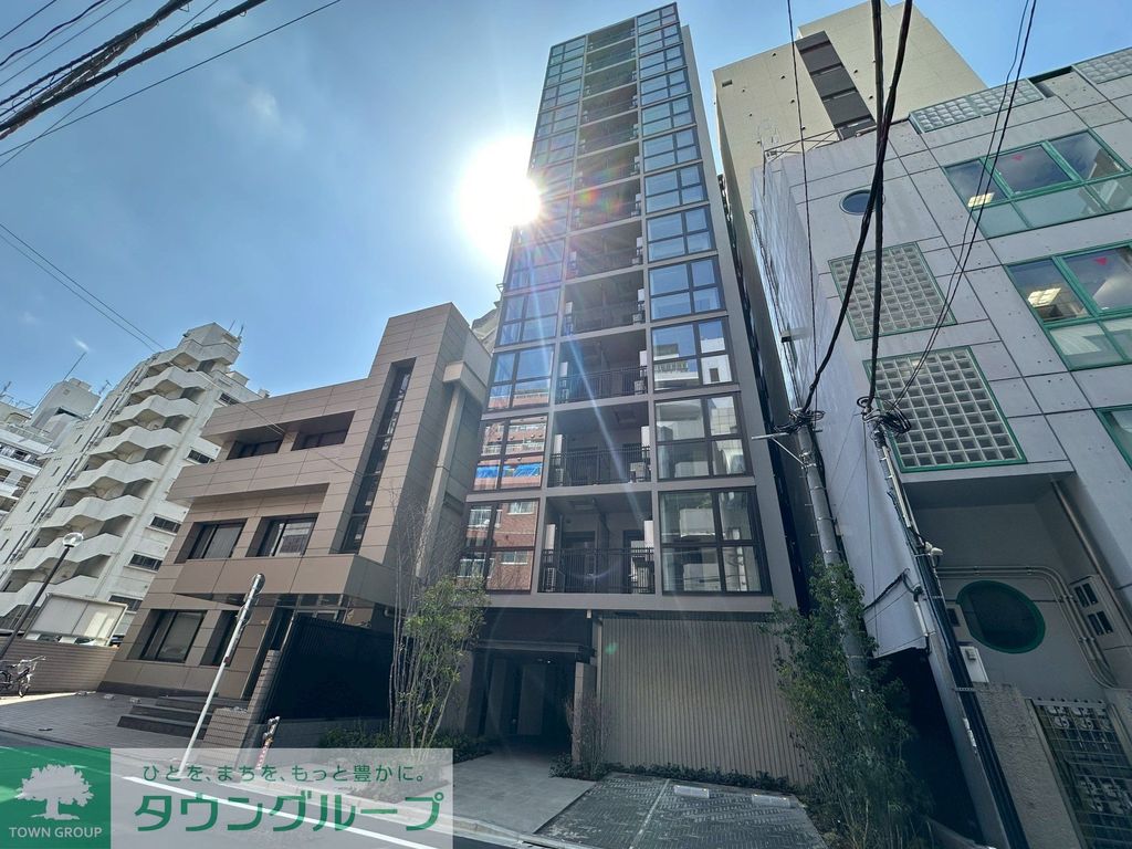 建物外観　新築工事中