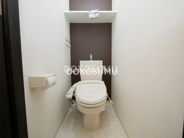 トイレ　毎日使う場所だからこそ、心地よさと清潔感にこだわりました。