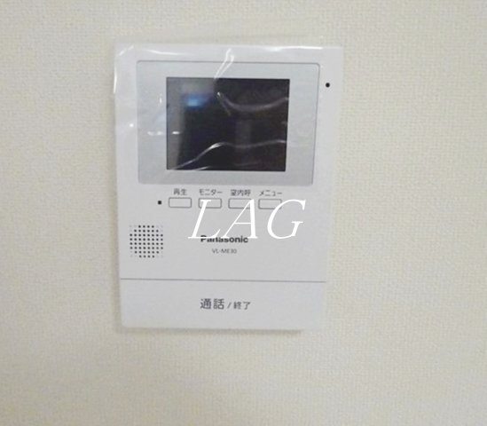 セキュリティ　モニター付きインターフォンです。