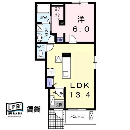 BESTHOUSEIIIBの間取り写真