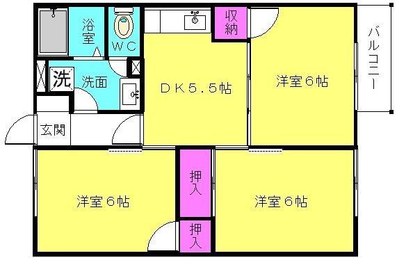 サンマリッツ28の間取り写真