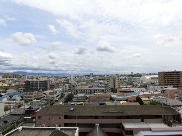 眺望　9階でいい眺望ですね