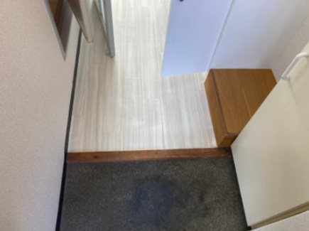玄関　退去予定のため別部屋写真使用