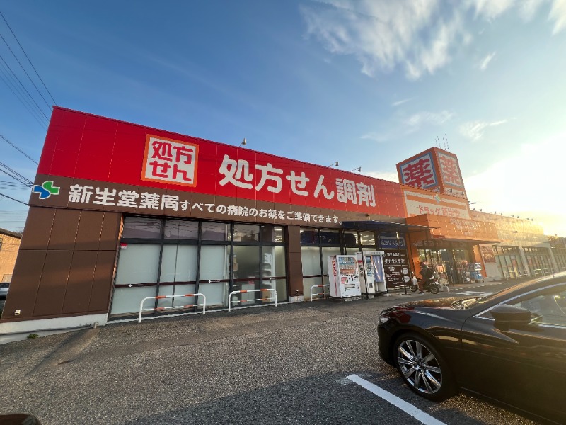 ドラックストア　ドラッグ新生堂　東中間店（ドラッグストア）まで881m