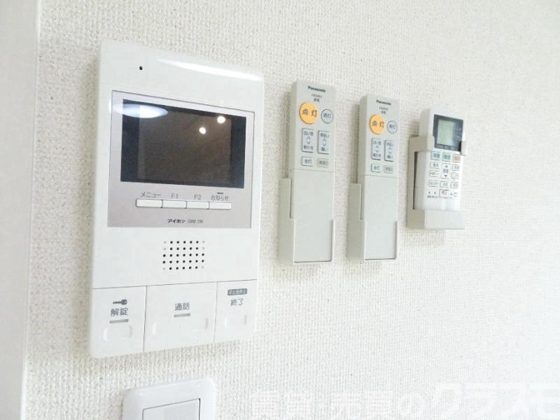 セキュリティ　来訪者が確認できるモニターホン♪