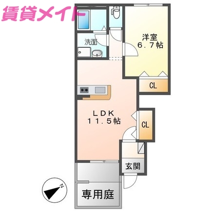 フォレスターハウスIIの間取り写真
