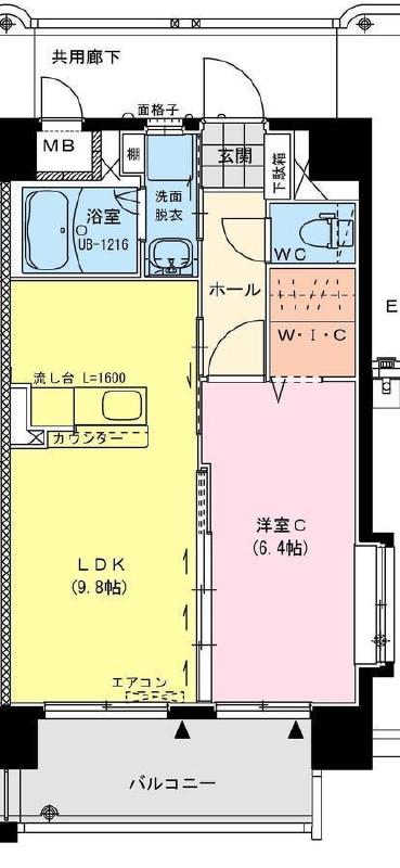 サンデービーチエコルの間取り写真