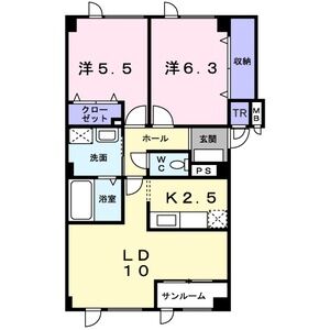 サカタハイムの間取り写真