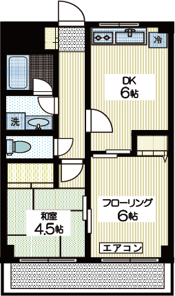 -ハイムグローリア-の間取り写真