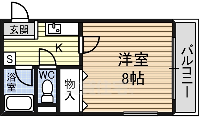 地下鉄鶴舞線 川名駅 徒歩1分 3階建 築25年の間取り写真