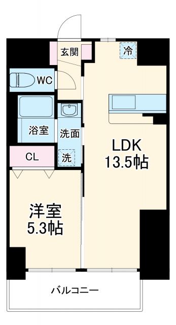地下鉄名城線 ナゴヤドーム前矢田駅 徒歩4分 12階建 築6年の間取り写真