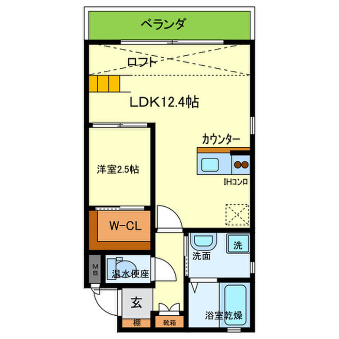 Forest court Sanponの間取り写真