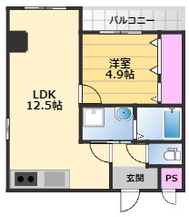 ウエムラグレース忠岡町の間取り写真