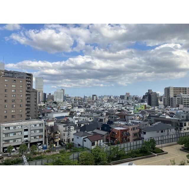 バルコニー　新板橋ビューハイツ　板橋区板橋１