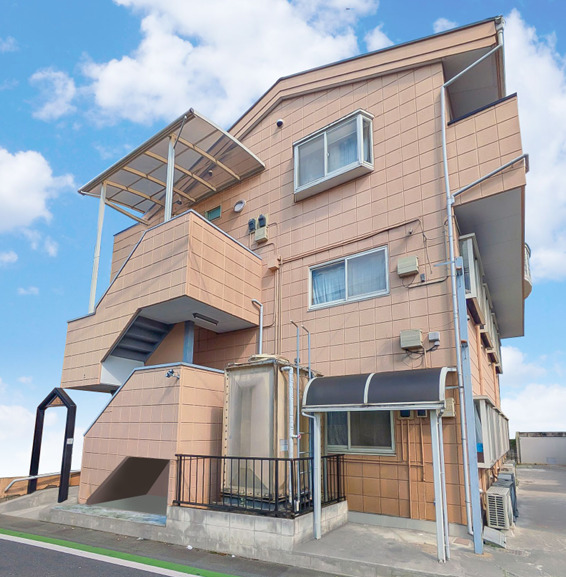 建物外観　「b’CASA新河岸re-born」