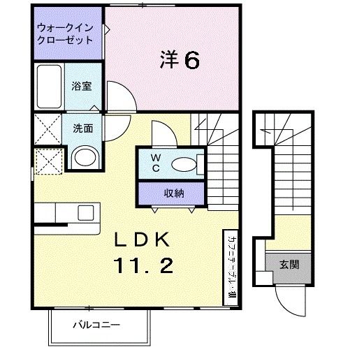 カルム若宮の間取り写真