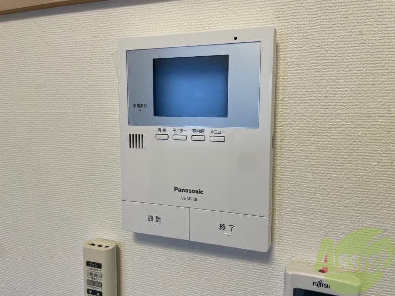 その他設備　モニター付きインターホンが設置してあります。